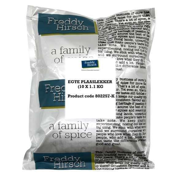 Freddy Hirsch 802257-K Egte Plaaslekker 1.1kg Bag