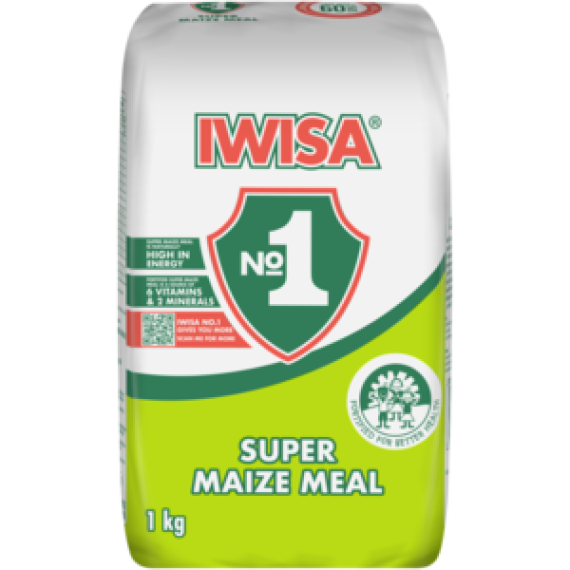 Iwisa No.1 Maize Meal 1kg Bag