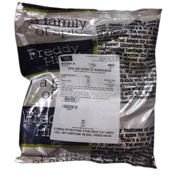 Freddy Hirsch 752053-K Q/M Sosatie marinade 1kg Bag