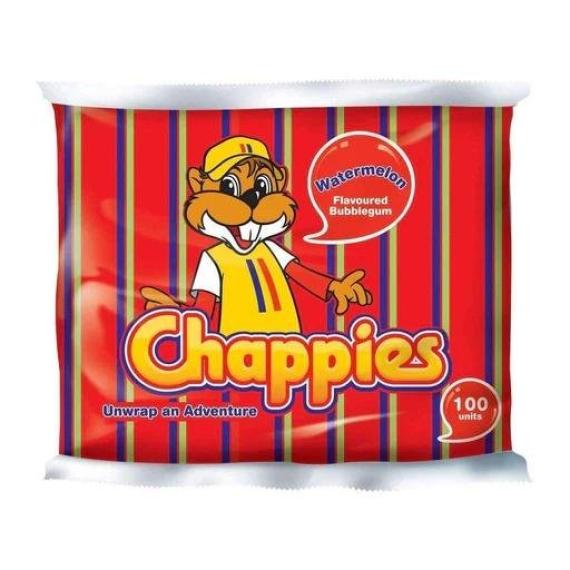 Chappies Bubble Gum Watermelon 100's