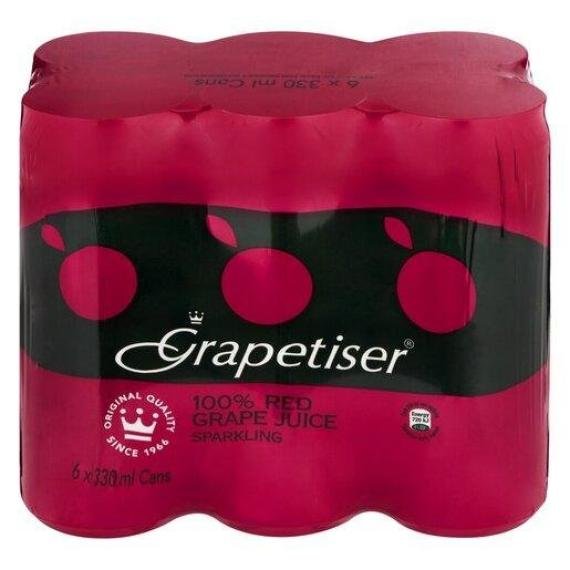 Grapetiser Red 6 x 330ml Cans