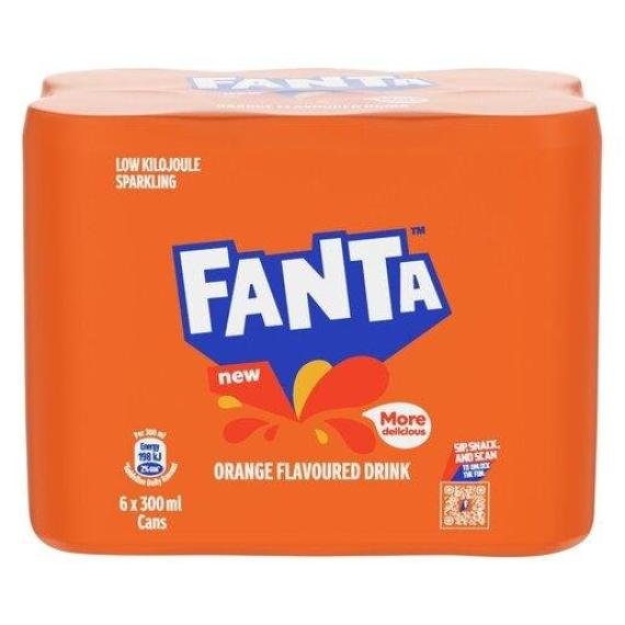 Fanta Orange 300ml Cans