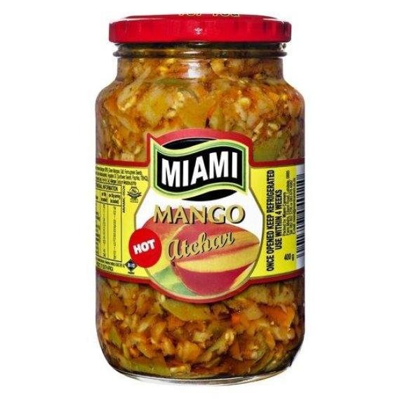 Miami Atchar Hot Mango 400g Jar