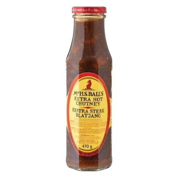Mrs Balls Chutney Extra Hot 470g Jar