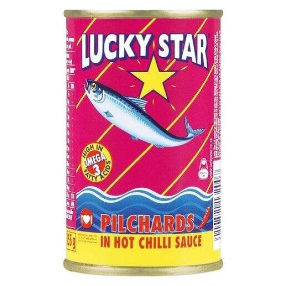 Lucky Star Pilchards in Chilli 155g
