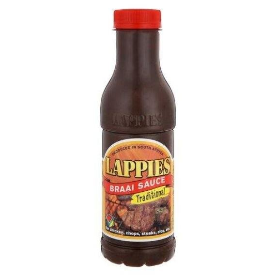 Lappies Braai Sauce Traditional 500ml Bottle