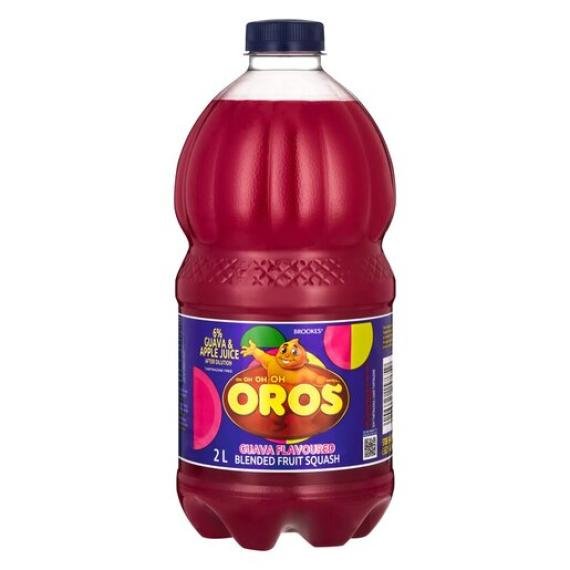 Brookes Squash Oros' Guava 2 Litre